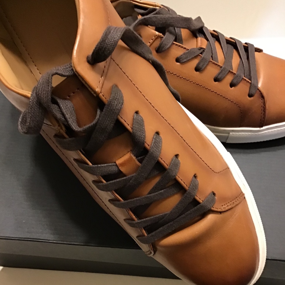 NORDSTROM LEATHER SNEAKERS MENS - Picture 6 of 16